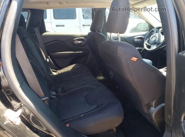 1C4PJLCB0HW549488 2017 JEEP CHEROKEE Black Սալոնի հետևի տեսք