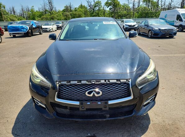 JN1EV7AR4HM835538 2017 INFINITI Q50 Black Вид ззаду