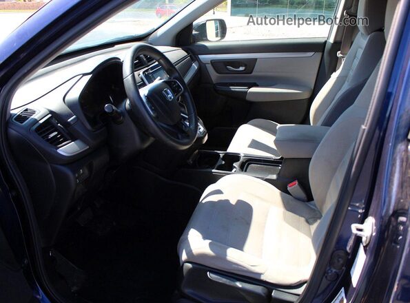 7FART6H20LE008410 2020 HONDA CR-V Blue Rear seats view