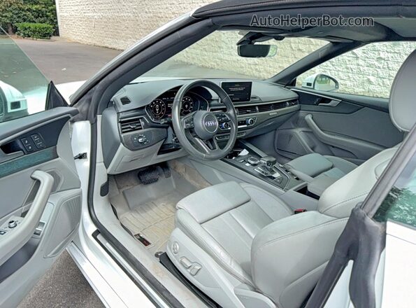 WAUYNGF56JN013336 2018 AUDI A5 Белый Вид задних сидений