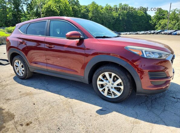 KM8J2CA45KU873719 2019 HYUNDAI TUCSON Red Front view