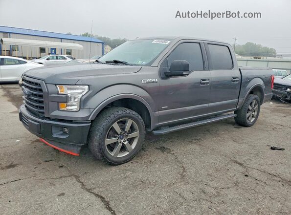 1FTEW1EG5GFD47704 2016 FORD F150 Gray Trasero izquierdo