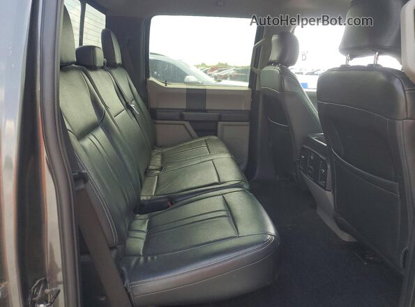 1FTEW1EP6HKE44077 2017 FORD F150 Gray Vista interior trasera