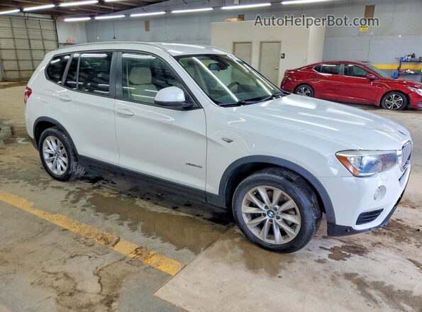 5UXWX9C55G0D90834 2016 BMW X3 White Vista frontal