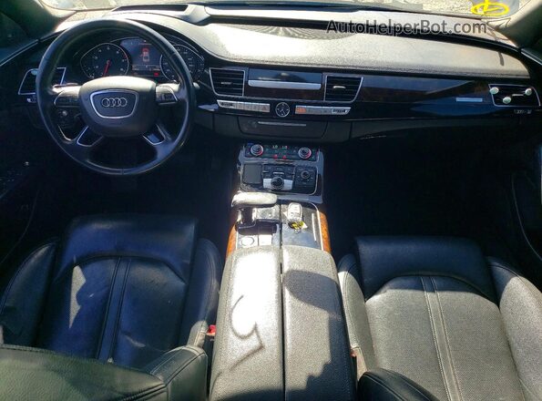 WAU44AFD5HN006975 2017 AUDI A8 Gray Widok zestawu wskaźników