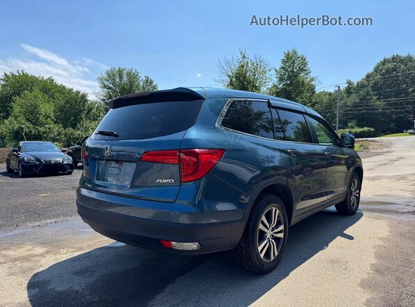 5FNYF6H52HB086462 2017 HONDA PILOT Blue Vista frontal