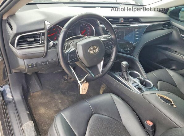 4T1B61HK6KU813059 2019 TOYOTA CAMRY Черный Вид щитка приборов
