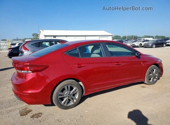 KMHD84LF4HU224194 2017 HYUNDAI ELANTRA Red Передня права чверть