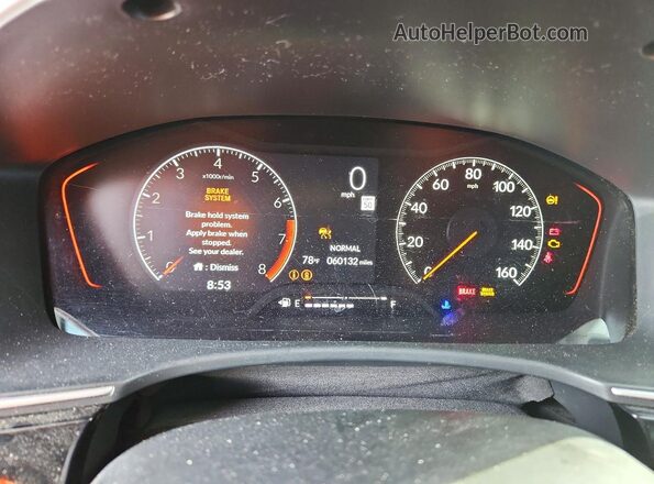 2HGFE1E57NH476787 2022 HONDA CIVIC Orange უკანა სავარძლების ხედი