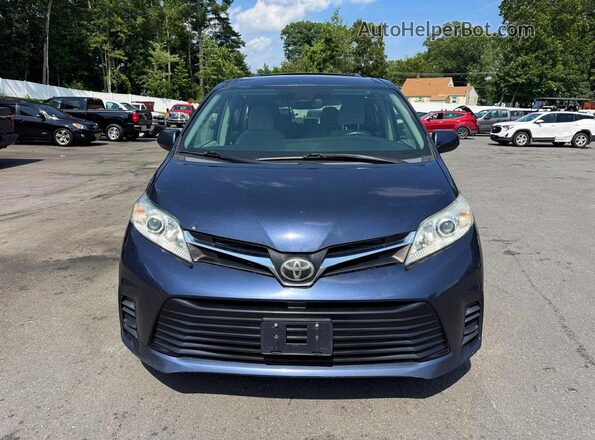 5TDJZ3DC1JS189479 2018 TOYOTA SIENNA Синий Вид сзади