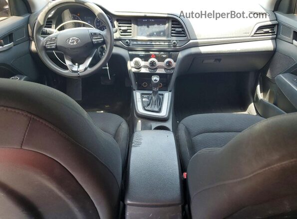 5NPD84LF7KH482506 2019 HYUNDAI ELANTRA Black ხელსაწყოთა პანელის ხედი
