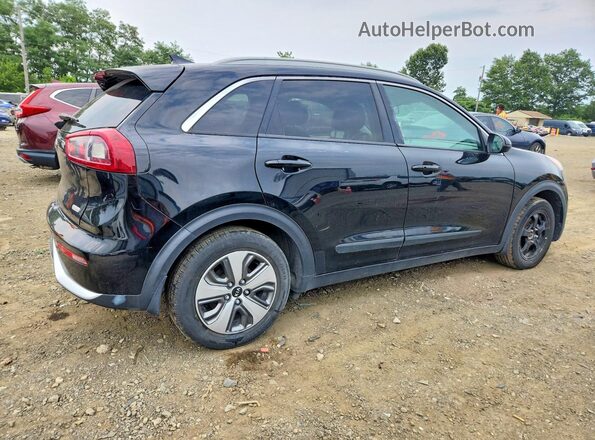 KNDCB3LC7K5245558 2019 KIA NIRO Черный Передняя правая четверть