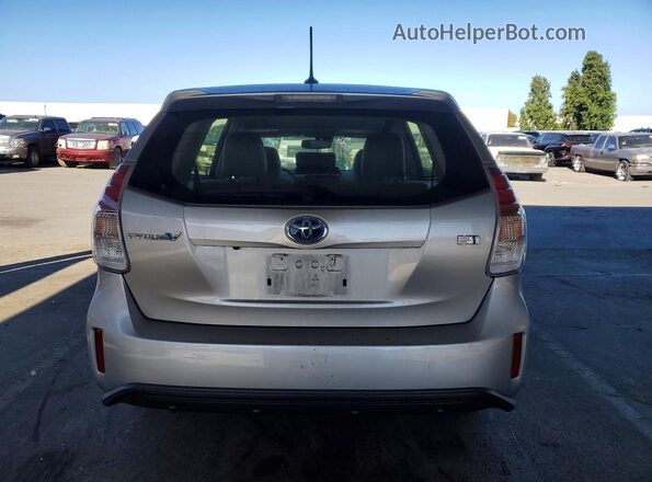 JTDZN3EU0HJ055866 2017 TOYOTA PRIUS Silver წინა სალონის ხედი