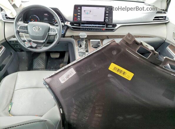 5TDYSKFC1MS029908 2021 TOYOTA SIENNA Charcoal Սարքավորումների վահանակի տեսք