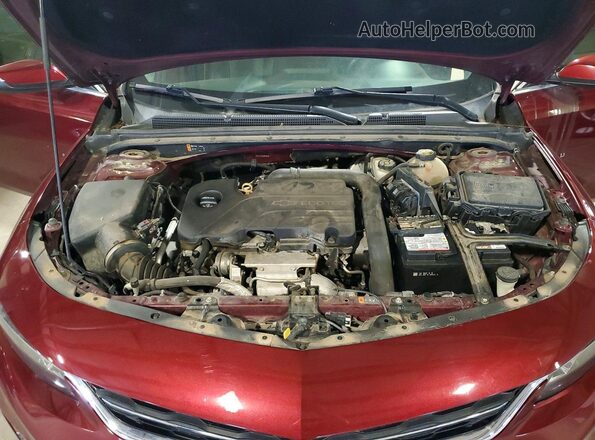 1G1ZE5ST3GF279537 2016 CHEVROLET MALIBU Red Вид підкапотного простору