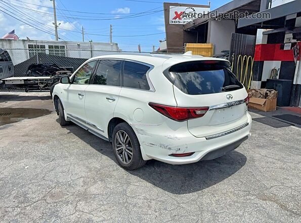5N1DL0MN3KC502819 2019 INFINITI QX60 White Передня права чверть
