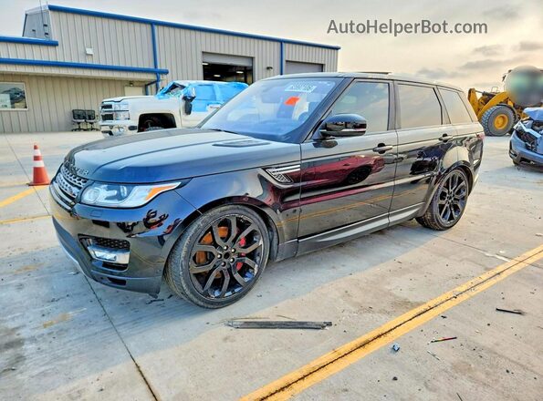 SALWR2EF3GA584836 2016 LAND ROVER RANGE Черный Задняя левая четверть