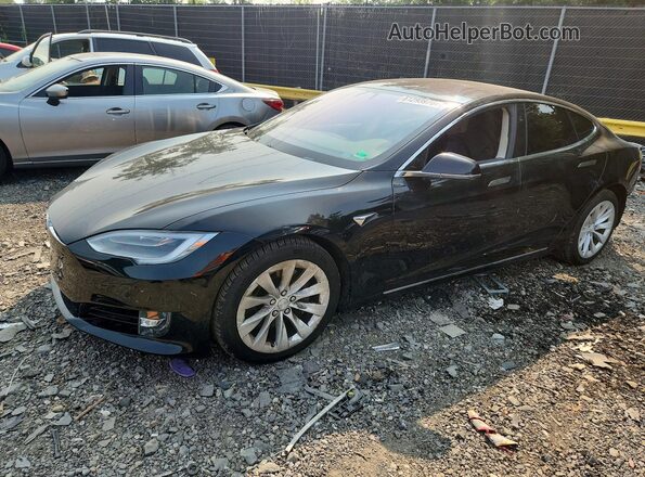 5YJSA1E11HF190594 2017 TESLA MODEL Black Trasero izquierdo