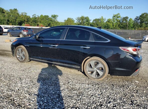 KMHE54L23GA021470 2016 HYUNDAI SONATA Black Задня права чверть