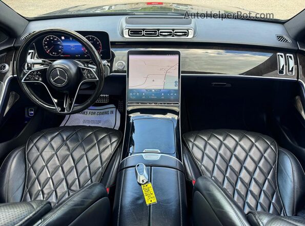 W1K6G6DB8NA070728 2022 MERCEDES-BENZ S Black Вид задніх сидінь
