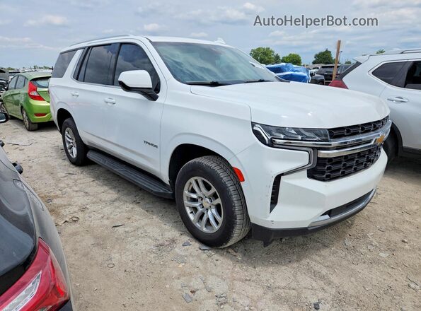 1GNSKMKDXMR165105 2021 CHEVROLET TAHOE Белый Вид спереди