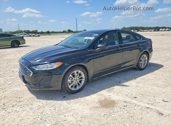 3FA6P0HD5KR148585 2019 FORD FUSION Black Trasero izquierdo