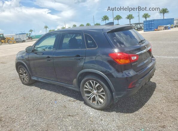 JA4AP3AU2JU006955 2018 MITSUBISHI OUTLANDER Black უკანა მარჯვენა