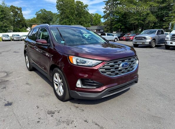 2FMPK4J9XLBA31266 2020 FORD EDGE Красный Вид спереди