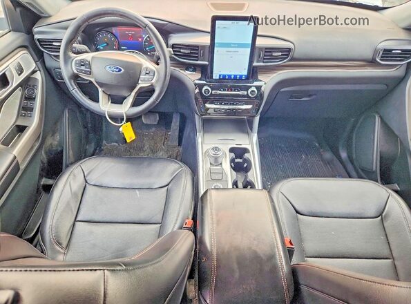 1FM5K8FW1PNA06778 2023 FORD EXPLORER White Вид щитка приладів