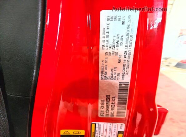 1C4RJXN61RW229128 2024 JEEP WRANGLER Red 360 interior view