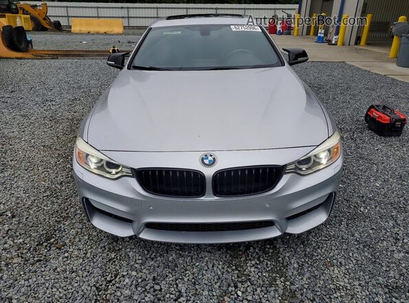 WBA4F7C51HG438476 2017 BMW 4 SERIES Silver Rear view