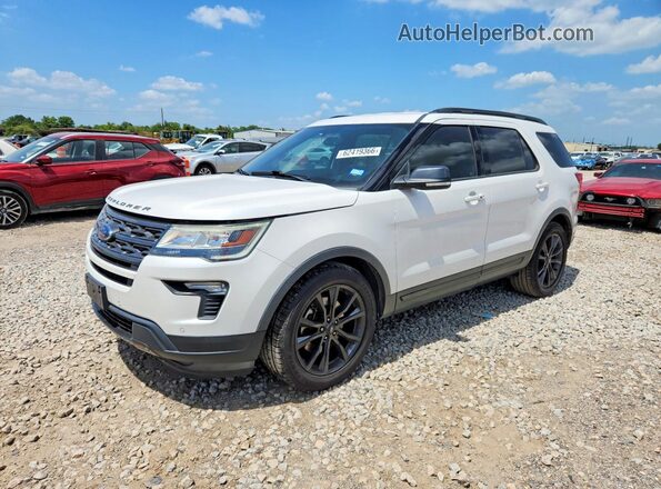 1FM5K7D8XJGC69104 2018 FORD EXPLORER Белый Задняя левая четверть