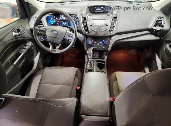 1FMCU0GD3JUA91765 2018 FORD ESCAPE Бордовый Вид щитка приборов