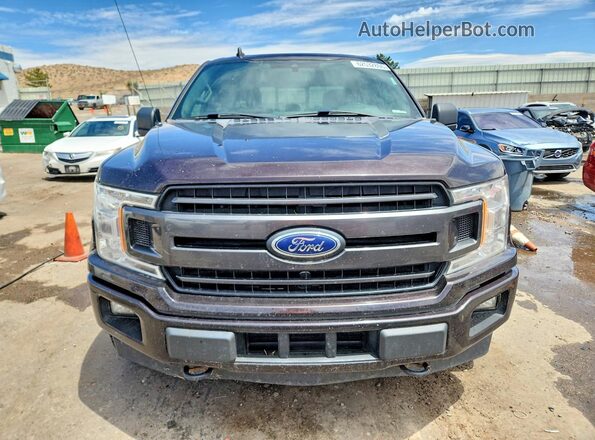 1FTEW1E47KKC87169 2019 FORD F150 Maroon Widok z tyłu