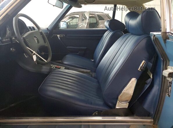 10704412035861 1977 MERCEDES-BENZ 450 Blue Vista del salpicadero