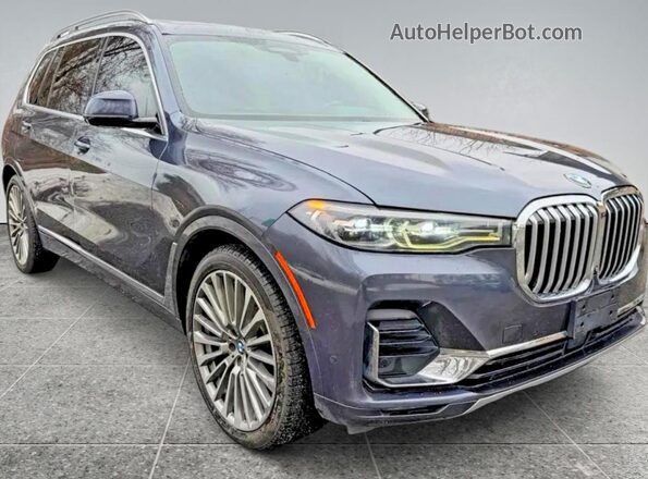 5UXCW2C52KLB43713 2019 BMW X7 Gray Tył lewy
