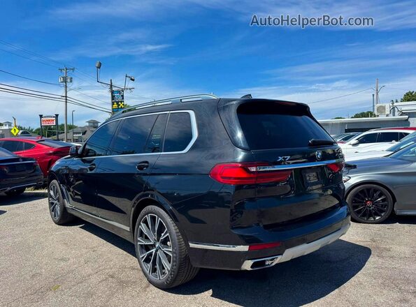 5UXCW2C02L9B52589 2020 BMW X7 Черный Задняя правая четверть