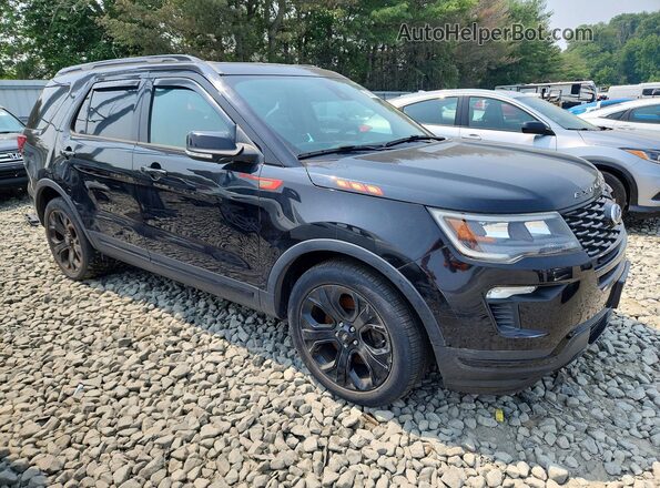 1FM5K8GT9KGB27852 2019 FORD EXPLORER Black Դիմացի տեսք