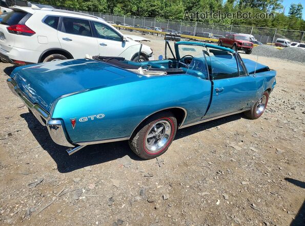 242678B116335 1968 PONTIAC UK Бирюзовый Задняя правая четверть