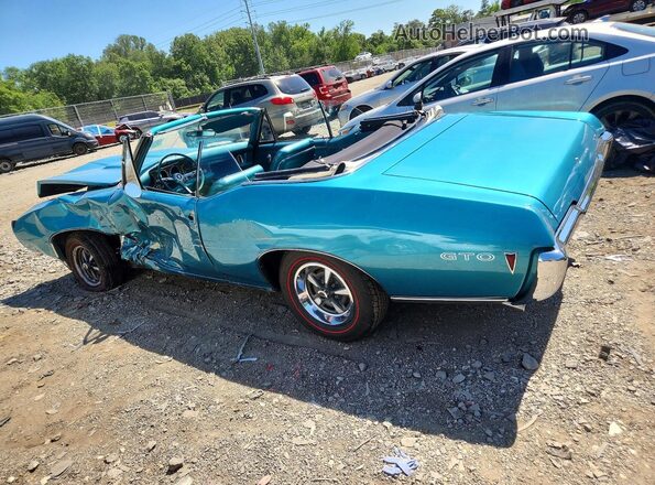 242678B116335 1968 PONTIAC UK Бирюзовый Задняя левая четверть