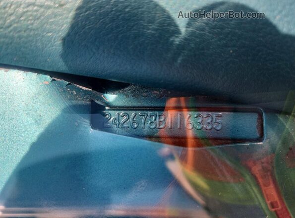 242678B116335 1968 PONTIAC UK Бирюзовый Вид подкапотного пространства