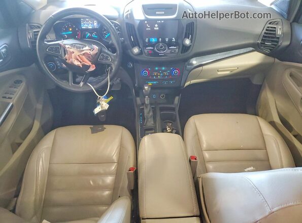 1FMCU9JD7HUF07629 2017 FORD ESCAPE Beige Vista del cuadro de instrumentos