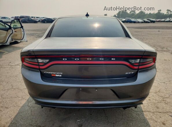2C3CDXHG2GH317512 2016 DODGE CHARGER Gray Вид салону спереду