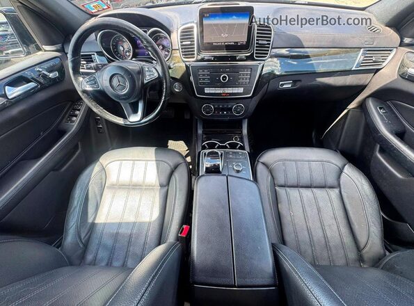 4JGDF6EE7JB176648 2018 MERCEDES-BENZ GLS Black Widok zestawu wskaźników