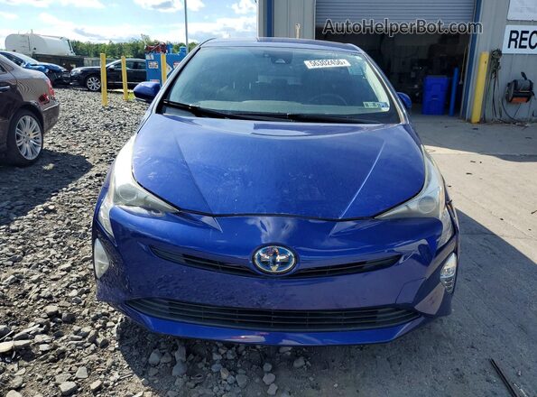 JTDKARFU2H3529187 2017 TOYOTA PRIUS Blue Rear view