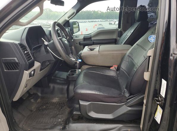 1FTEX1CP7GFB43437 2016 FORD F150 Black Vista del salpicadero