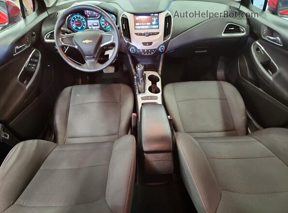 1G1BC5SM3H7140603 2017 CHEVROLET CRUZE Red Widok zestawu wskaźników