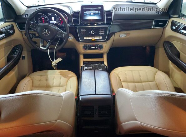 4JGDA5HB9HA894745 2017 MERCEDES-BENZ GLE White Vista del cuadro de instrumentos