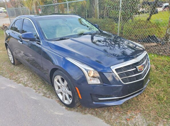 1G6AH5RXXG0113705 2016 CADILLAC ATS Blue Задня ліва чверть