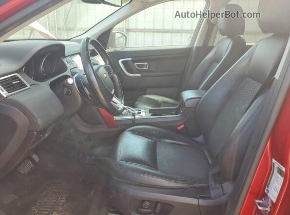 SALCP2BG6GH625294 2016 LAND ROVER DISCOVERY Red Widok deski rozdzielczej